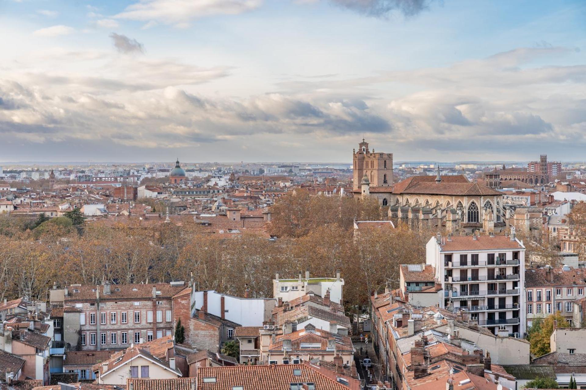 Le Panoramique - Clim, Balcon, Superbe Vue, Wifi Lejlighed Toulouse Eksteriør billede